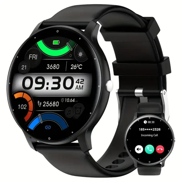 Montres intelligents multifonctionnels, écran Amoled FHD, Plusieurs modes sportifs, Android et iOS.